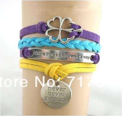 Coloured Leather Bracelet