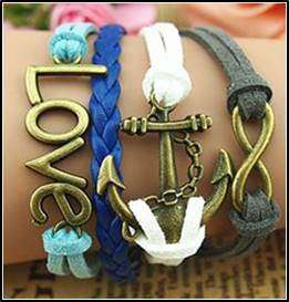 Infinity Leather Bracelet