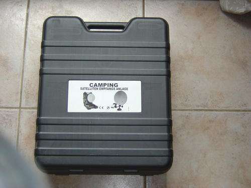 Outdoor Camping satelite dish.