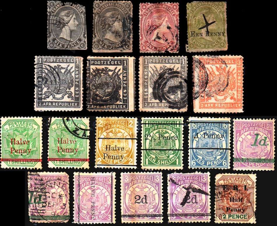 TRANSVAAL& ZAR Selection  incl Victorian & COA Overprints