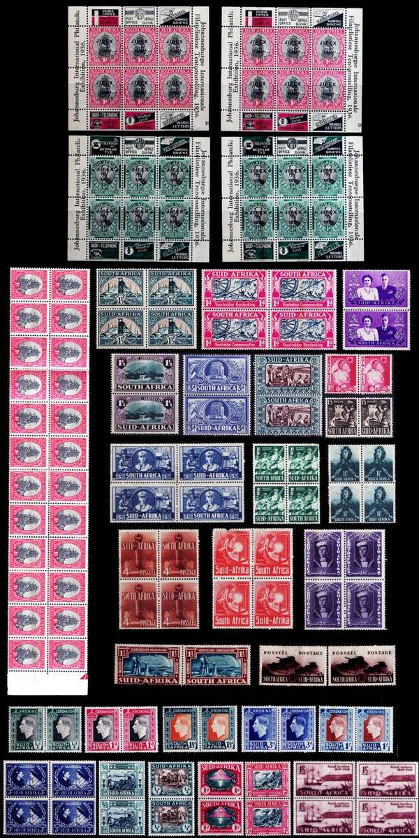 Union of South Africa Mints selection 1936 -1947 incl war issues - SOLD AS 1 LOT !