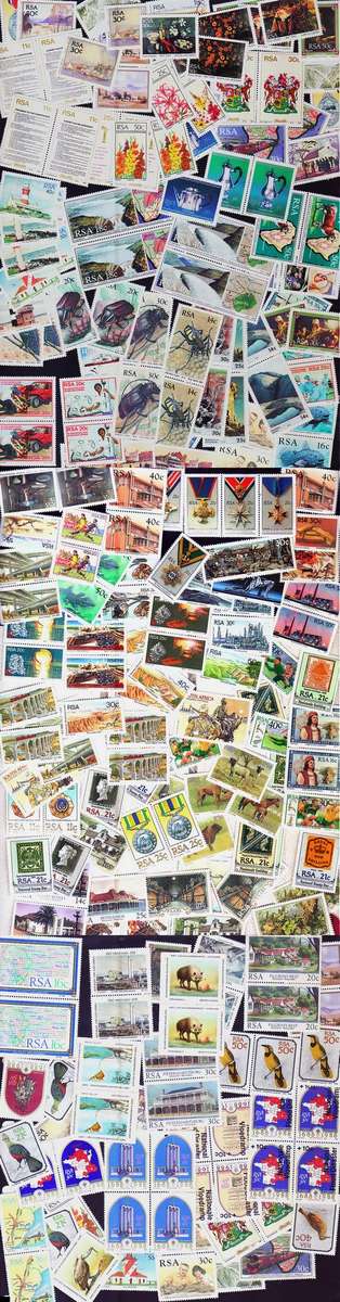Republic of South Africa -38 Different Mint Issues from 1981 to 1991- Full Gum No Hinge!