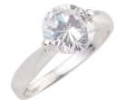 STUNNING SWARVOSKI CRYSTAL 24CT GP ENGAGEMENT RING SIZE 8