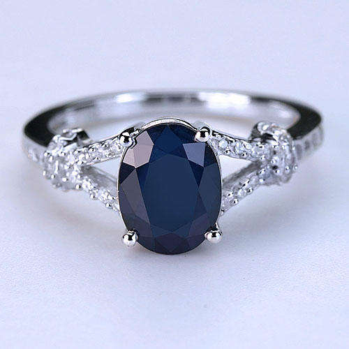 **R47 500**72hr DELIVERY!! {FREE CERT} 3.90CT NATURAL DIAMOND & SAPPHIRE 14KT SOLID GOLD RING