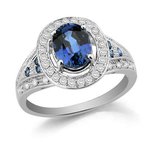 **R52 500**{FREE CERT} 4.1CT NATURAL DIAMOND & SAPPHIRE VS AAA 14KT SOLID GOLD RING DONT MISS!!