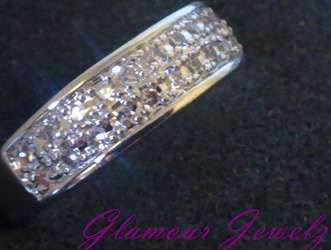SIZE 7 / 8 / 9 / 10 - STUNNING 24KT GOLD OVERLAY 0.65CT CZ DIAMOND RING ***FREE EARRINGS**!!!