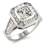 **R1500** VALUE STUNNING 1.9CT 14KT GOLD OVERLAY WEDDING RING SIZE 6 NO RESERVE AUCTION!!