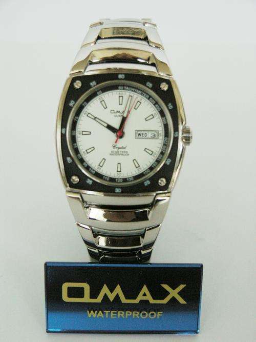 ***R1000***OMAX DYB389  Silver Plating with White Dial Brand New Watch