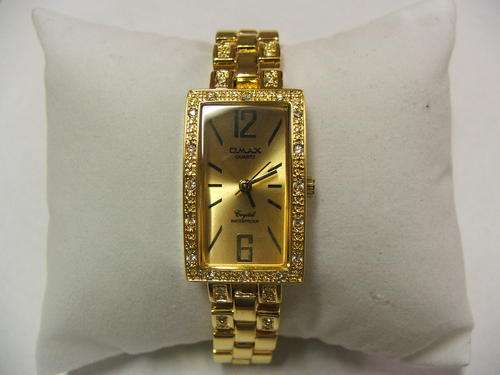 Dubai Designed OMAX Gold Steel Watch