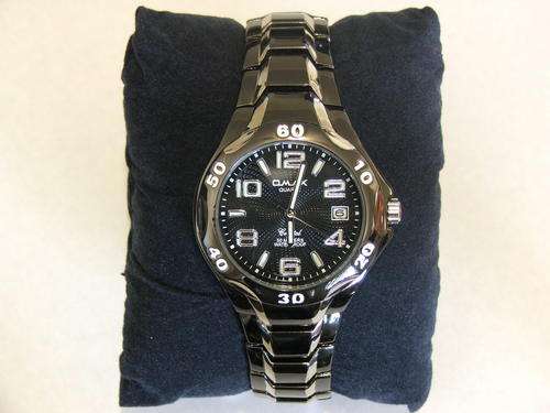 ***STUNNING!!!***SILVER AND GUN SMOKE WATCH FROM THE OMAX COLLECTION!!!!