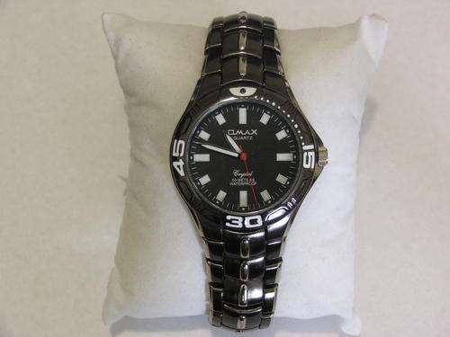 ***FUNKY!!!***GUN SMOKE AND SILVER WATCH FROM THE OMAX COLLECTION!!