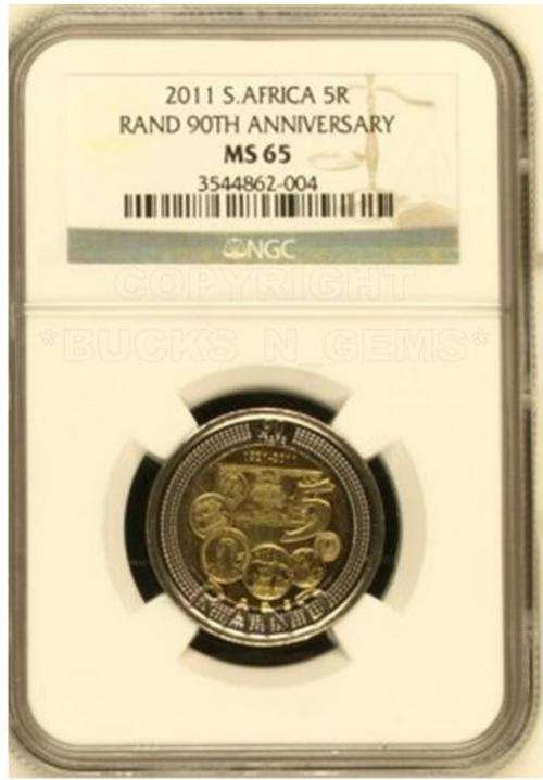 MS65 NGC 2011 SARB 90th ANNIVERSARY