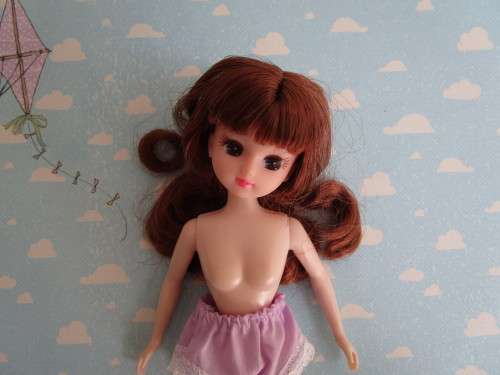Licca chan doll ( brown hair)