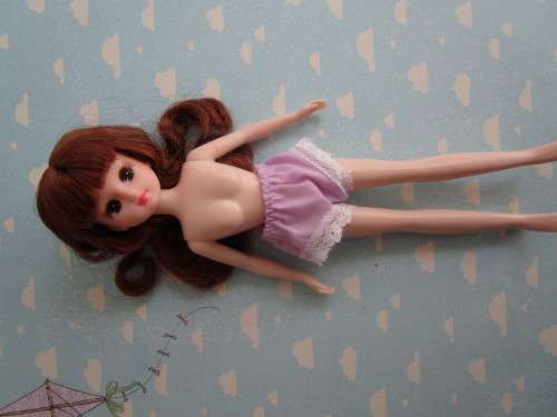 Licca chan doll ( brown hair)