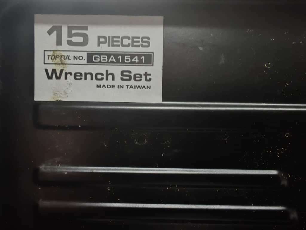 Toptule Pro-Series Reversable Ratchet Combination Wrench Set