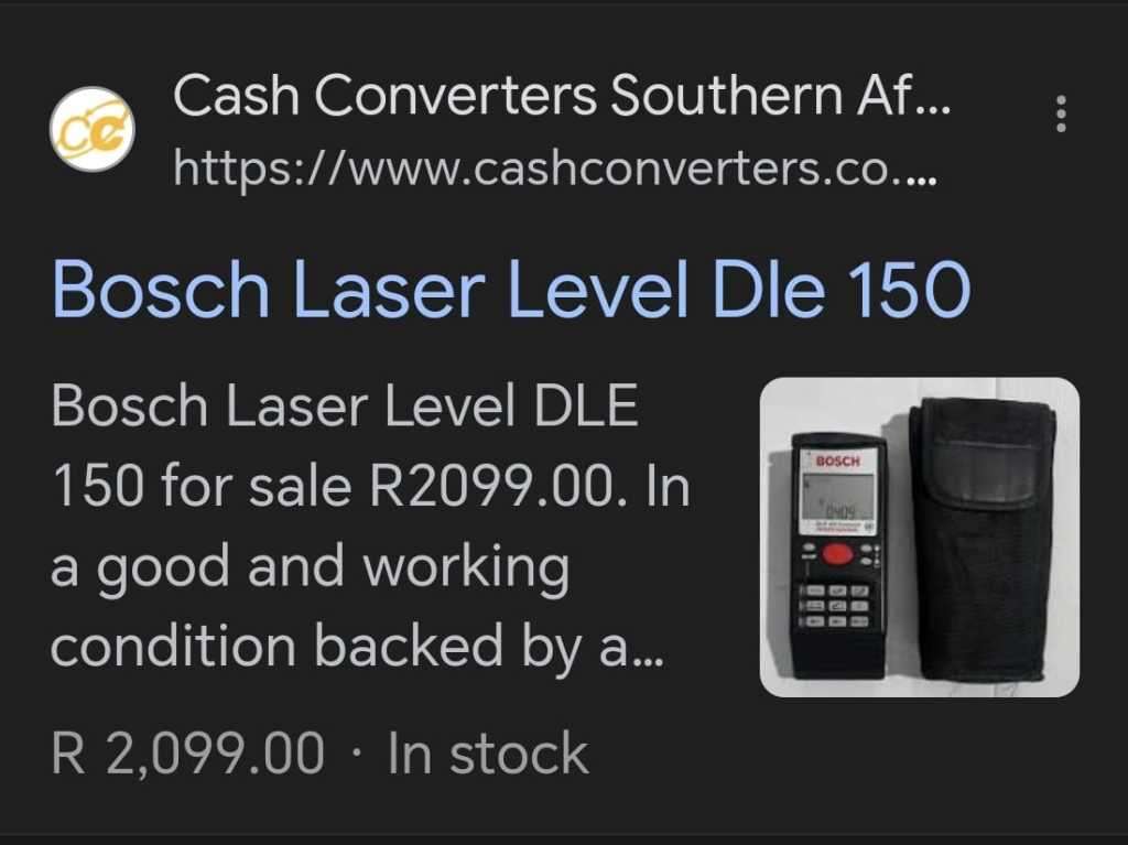 Bosch Laser Level DLE 150 Connect Professional