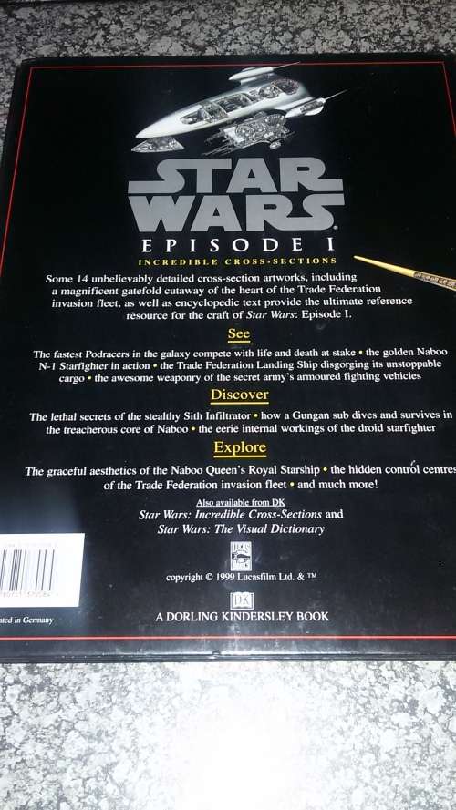 Star Wars episode 1 incredible cross sections