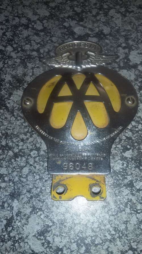 Rhodesian AA badge