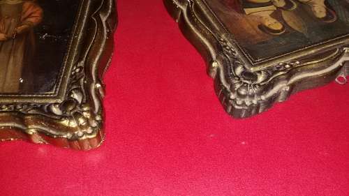 2 Plaster picture frames