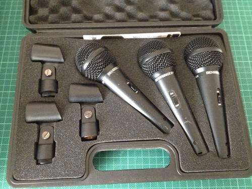 Behringer XM1800S Microphones x 3 - NO RESERVE!!!