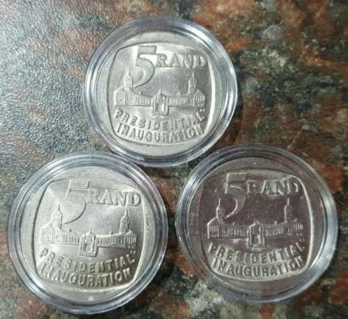 Presidential Inauguration R5 coin on Auction Now!!