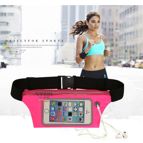 Outdoor Sports Running Belt With Smartphone Pocket Weatherproof Waist Pack