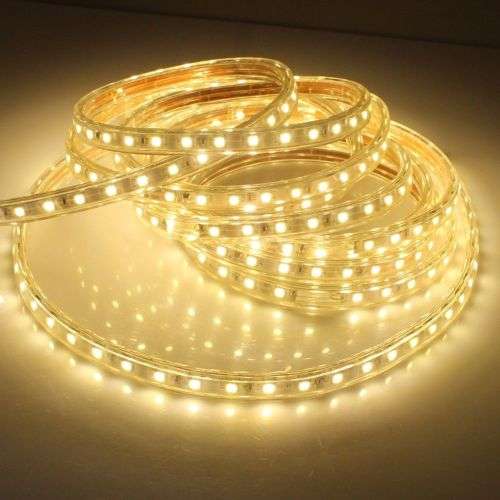 6 colour 100M 220V SMD5050 Waterproof Flexible LED Strip Rope Celling Lighting (1pcs pulg free)