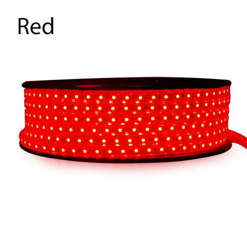 6 colour 100M 220V SMD5050 Waterproof Flexible LED Strip Rope Celling Lighting (1pcs pulg free)