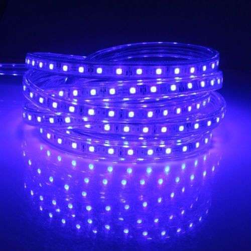 6 colour 100M 220V SMD5050 Waterproof Flexible LED Strip Rope Celling Lighting (1pcs pulg free)