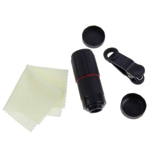 Universal 8x Zoom Telescope Telephoto Camera Lens with Clip for Mobile Phone