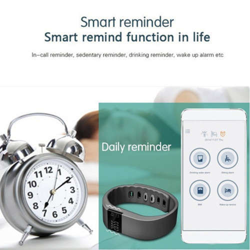 Bluetooth Smart Bracelet Sport Watch Step Calorie Fitness Tracker Pedometer
