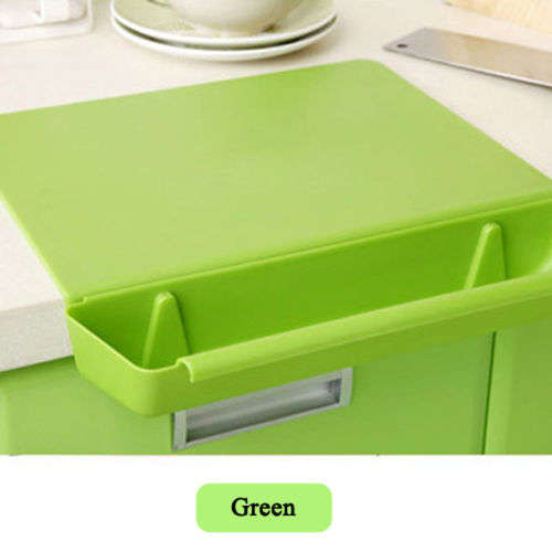 2 in 1 Kitchen Foldable Chopping Board Creative Non-slip Folding Cutting Board Camping Antibacteria