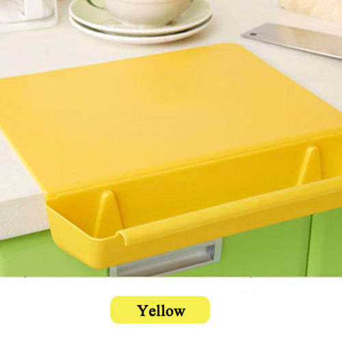 2 in 1 Kitchen Foldable Chopping Board Creative Non-slip Folding Cutting Board Camping Antibacteria