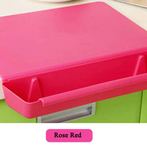 2 in 1 Kitchen Foldable Chopping Board Creative Non-slip Folding Cutting Board Camping Antibacteria