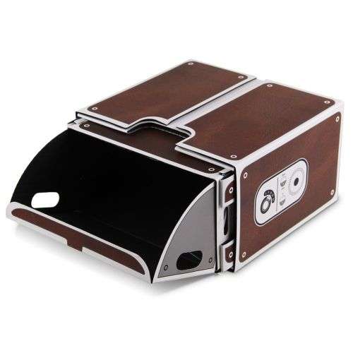 Portable DIY Cardboard Smart Phone Projector Cinema Mini Projector Toy Gift