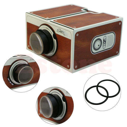Portable DIY Cardboard Smart Phone Projector Cinema Mini Projector Toy Gift