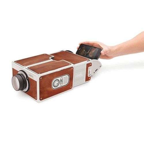 Portable DIY Cardboard Smart Phone Projector Cinema Mini Projector Toy Gift