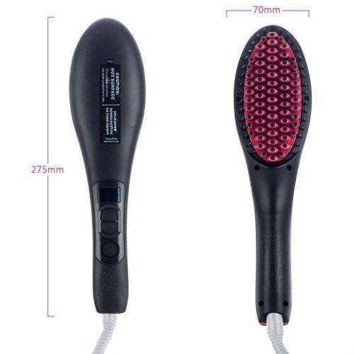 Simply Artifact LCD Ceramic Hair Straightener Brush Hair Straight Combs