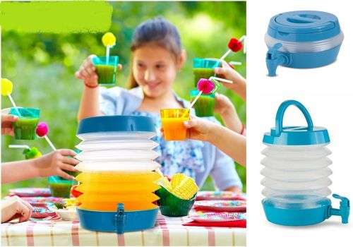5.4L Summit Collapsible Beverage Drink Water Dispenser  Stand Up