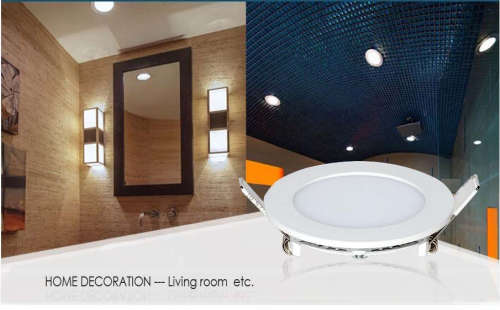 6W Round LED Panel light Recessed Kitchen Bathroom Downlight LED Ceiling
