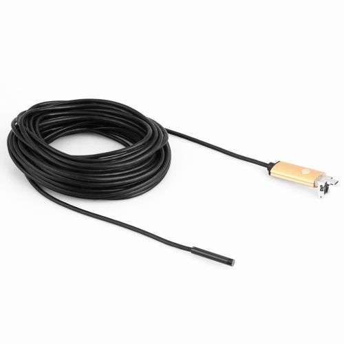 2in1 7mm 5M 6LED Endoscope USB Waterproof Borescope Inspection Camera For PC&Android Phone