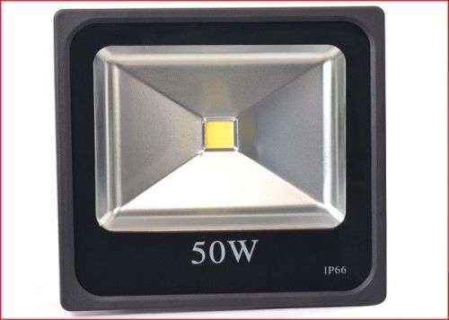 50W Slim LED Floodlight Cool White Waterproof IP66 Outdoor Garden Home Landscape