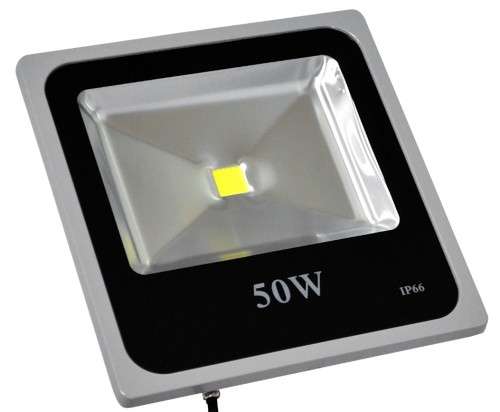 50W Slim LED Floodlight Cool White Waterproof IP66 Outdoor Garden Home Landscape
