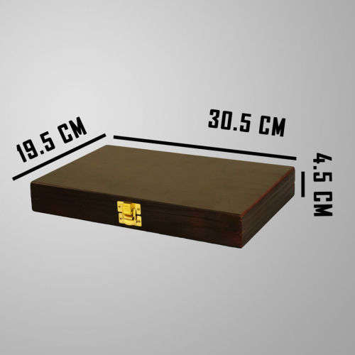 Gun Rifle Shotgun Pistol Cleaning Kit Wood Case Universal Tools Gun