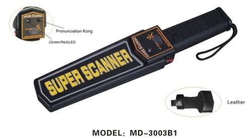 METAL DETECTOR SCANNER RILEVATORE METALLI LED VIBRAZIONE SUPER SCAN