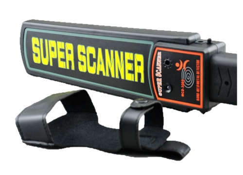 METAL DETECTOR SCANNER RILEVATORE METALLI LED VIBRAZIONE SUPER SCAN