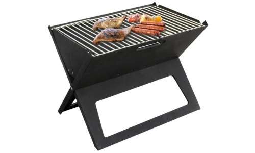 Outdoor Portable Notebook Grill BBQ Foldable Folding Charcoal Camping Barbecue
