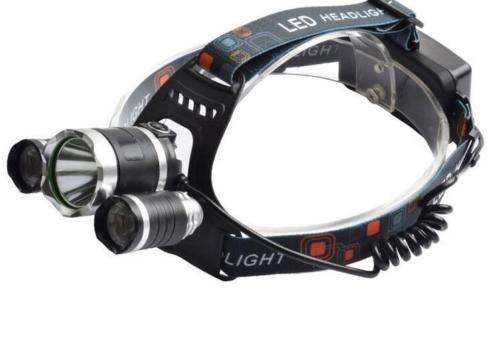 3x Cree T6 ZOOM Led Headlamps 2000lm Headlight Waterproof High Power Light