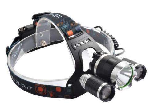 3x Cree T6 ZOOM Led Headlamps 2000lm Headlight Waterproof High Power Light