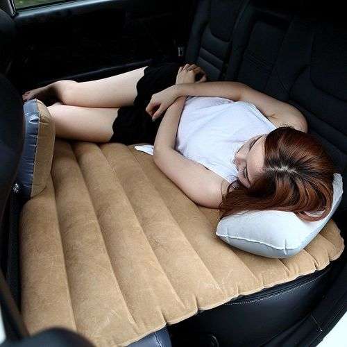 Inflatable Travel Holiday Camping Car Seat Sleep Rest Spare Mattress Air Bed